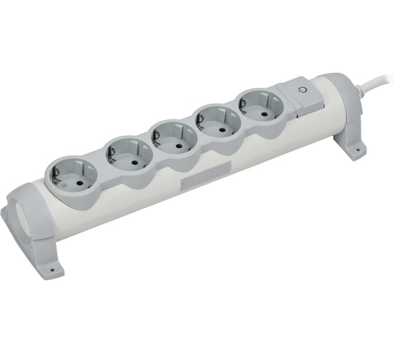 Изображение товара Многорозеточный блок IEK ''COMFORT'' 5 x 2К+З с кабелем длиной 1,5 м 694631