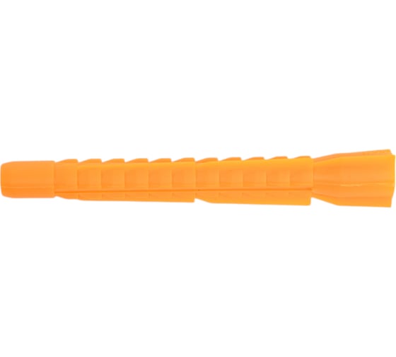 Изображение товара Дюбель универсальный трехраспорный ЖЕСТЬ без борт, полипропилен, 8x72 мм, 8 шт., европодвес УТ-00002186