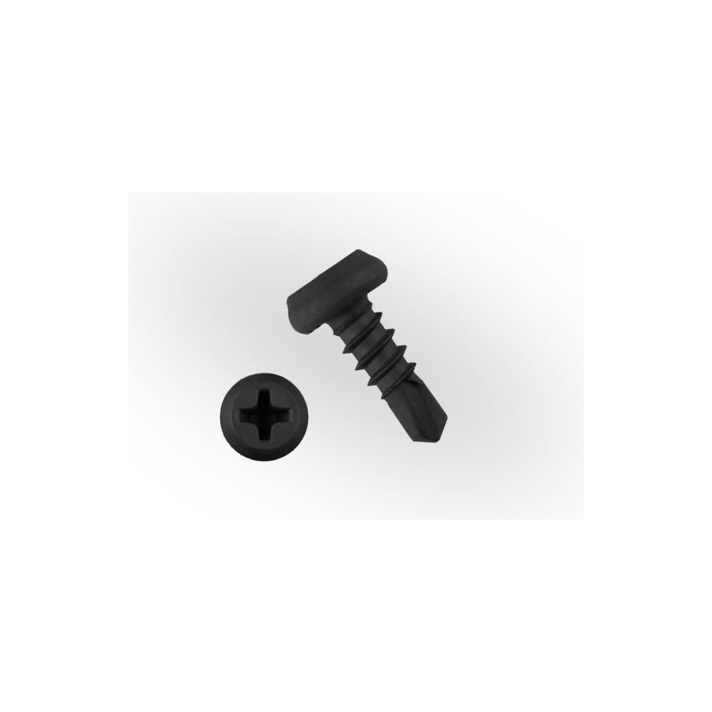 Изображение товара Саморез ЖЕСТЬ "клоп" со сверлом 3,5x11 мм, 400 шт., черный, контейнер 280 мл