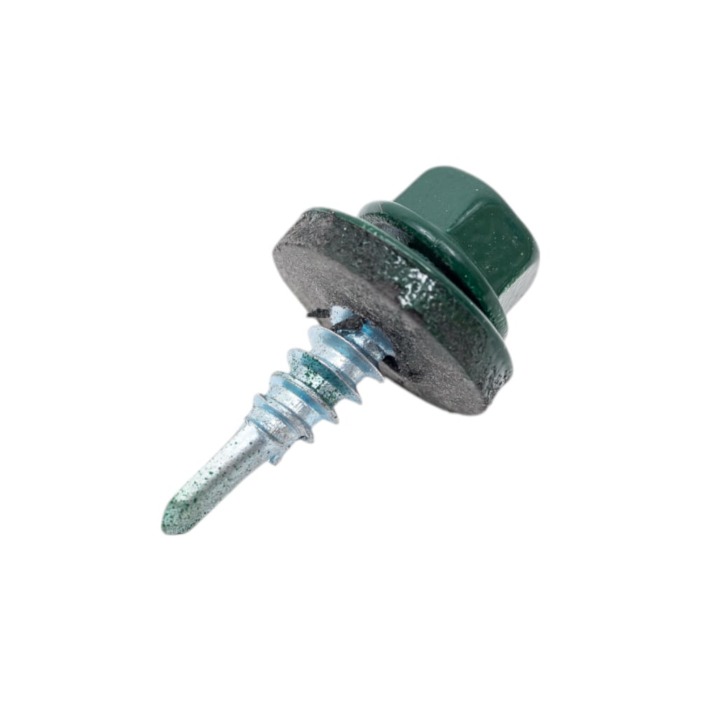 Изображение товара Кройвельный саморез ЖЕСТЬ 4.8x19 мм RAL6005 темно-зеленый 80 шт.