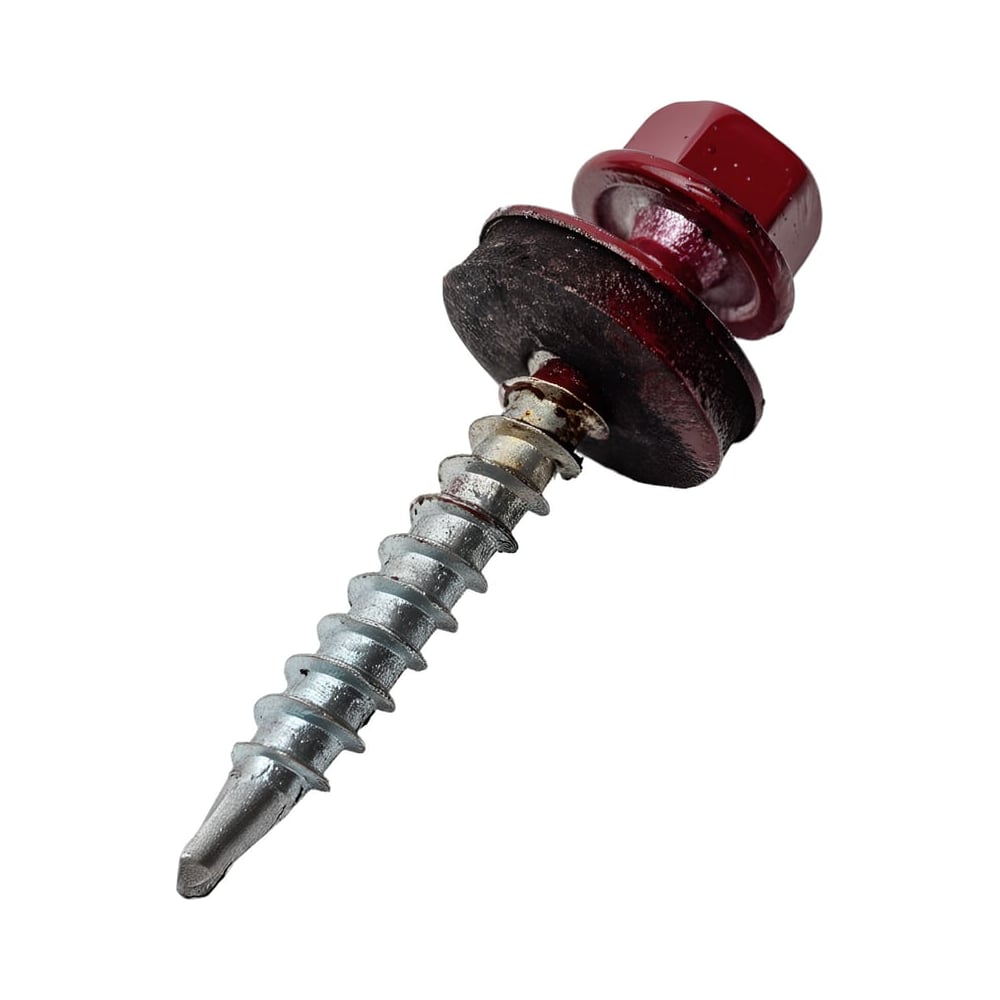 Изображение товара Кровельный саморез ЖЕСТЬ 4.8x19 мм RAL3005 красное вино 300 шт упаковка