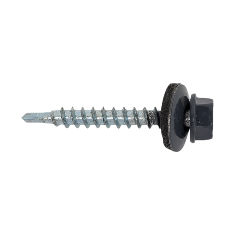 Изображение товара Кровельный саморез ЖЕСТЬ 4.8х35 мм RAL7024 (графитовый серый)