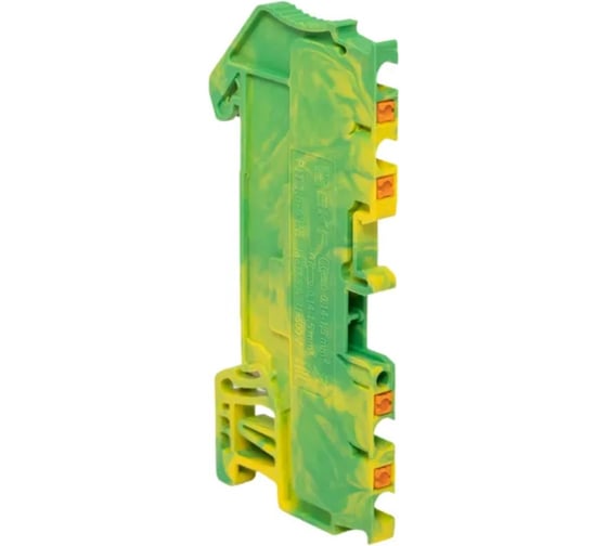 Изображение товара Клеммная колодка пружинная EKF 1.5 Push-in 4 вывода земля PIT-1,5-4-pe