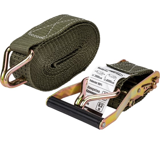 Изображение товара Стяжка крепления груза ДАЛИ-авто 2-4 тонн хаки DA-01226