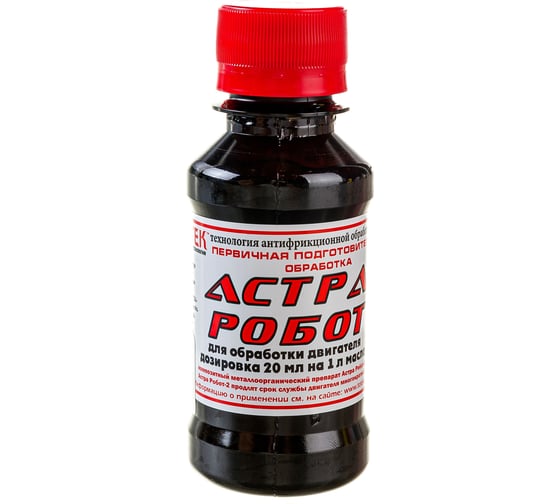 Изображение товара Антифрикционная присадка для двигателя ТОТЕК Астра Робот 1 0.1 л, на 5 л масла AR101