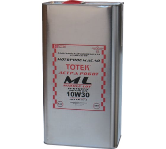 Изображение товара Моторное масло ТОТЕК Астра Робот ML SAE 10W30 4л ML1030004