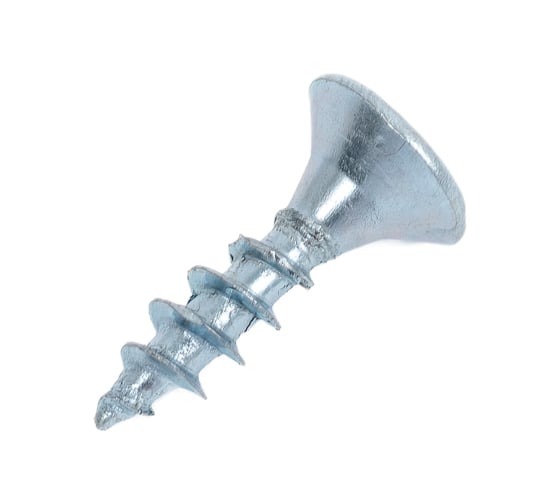 Изображение товара Саморез универсальный ЖЕСТЬ белый цинк, 4x16 мм, 300 шт., контейнер 280мл УТ-00009467