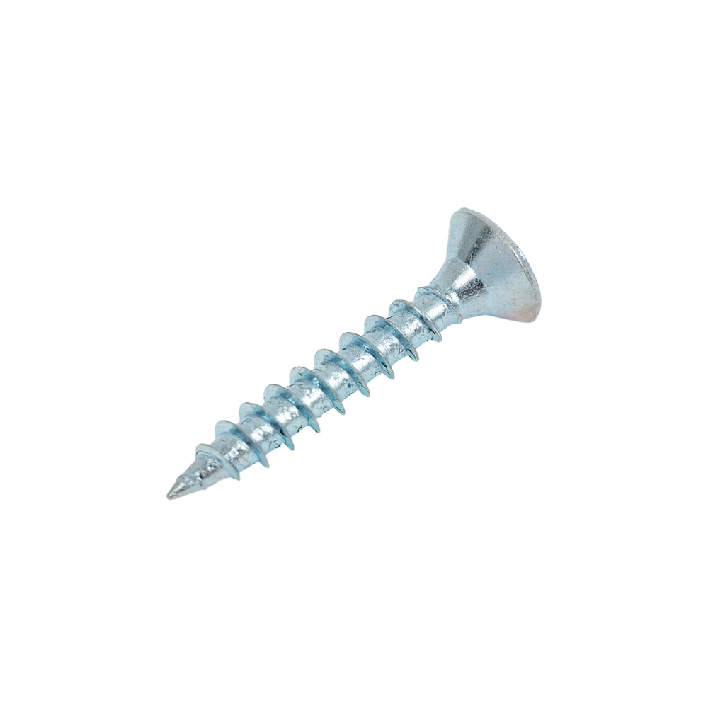 Изображение товара Саморез универсальный ЖЕСТЬ белый цинк, 4x25 мм, 200 шт., контейнер 280 мл УТ-00003165