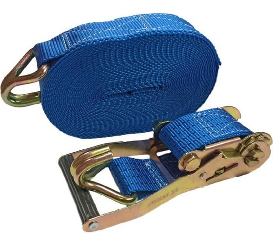 Изображение товара Стяжка крепления груза ДАЛИ-авто 2.5-5 тонн КРУГЛ. РУЧКА СИНИЙ DA-02268