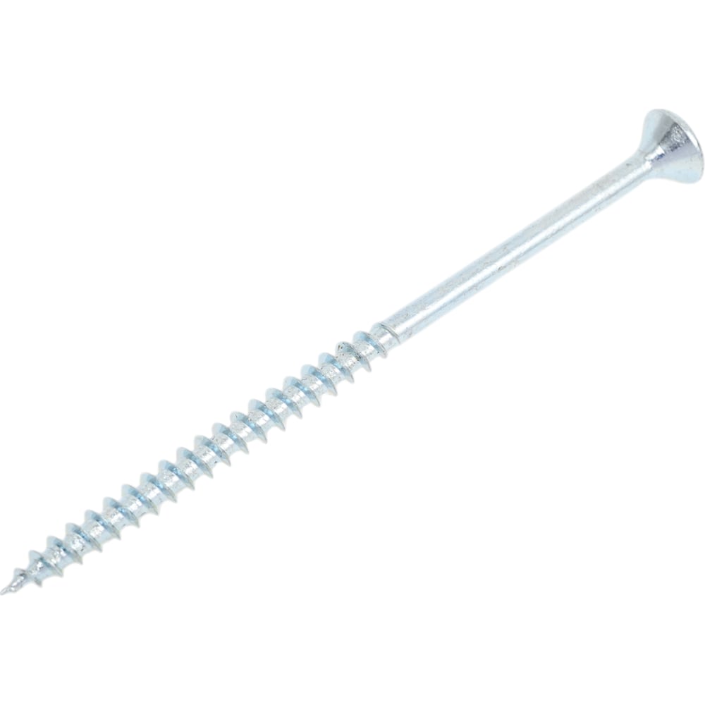 Изображение товара Саморез универсальный ЖЕСТЬ белый цинк, 5x90 мм, 4 шт., европодвес УТ-00003198