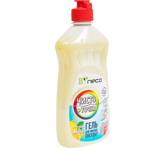 Изображение товара Гель для мытья посуды Чисто и Точка 0,5 л 10171021