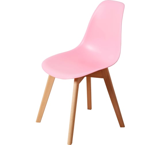 Изображение товара Стул пластиковый DERSTUHL Grand Wood Eames, розовый DSL010.015