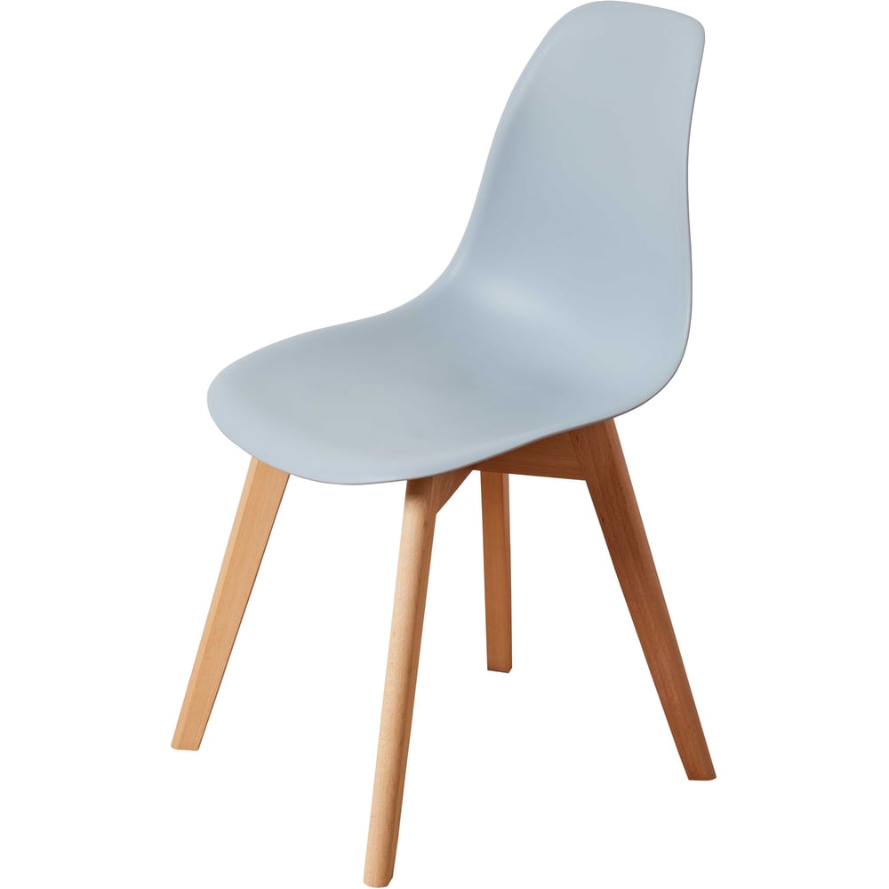 Изображение товара Комплект стульев пластиковых DERSTUHL 2 шт Grand Wood Eames светло-серый