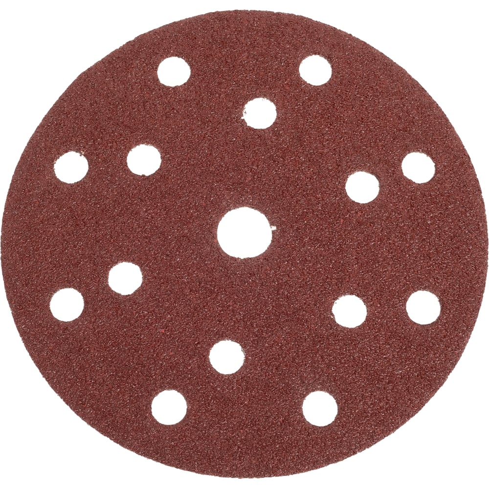 Изображение товара Шлифовальный круг 150 мм R40 15 отверстий набор из 10 шт Vitatools