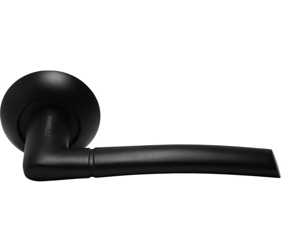 Изображение товара Дверная ручка MORELLI Пиза цвет-черный  MH-06 BL 9012846