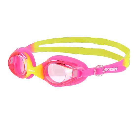 Изображение товара Очки плавательные Larsen детские G323 розовый/желтый 4690222182057