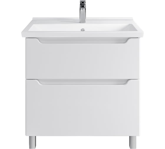 Изображение товара Тумба с раковиной RUVANN BELLO 80 + Фест 80 в ванную, напольная Т.BELLO.Э-80Н-KIT-FES