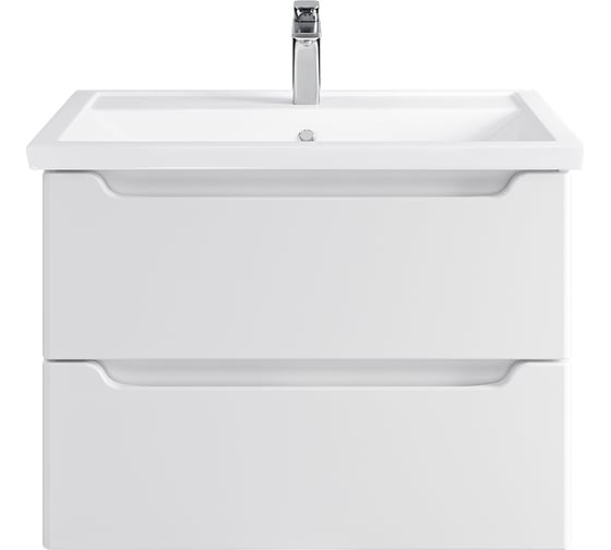 Изображение товара Тумба с раковиной RUVANN BELLO 80 + Фостер 80 в ванную, подвесная Т.BELLO.Э-800П-KIT-FOS