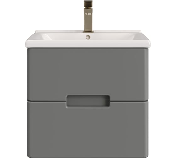 Изображение товара Тумба с раковиной RUVANN YUVA 60 + Миранда 60 в ванную, подвесная Т.YUVA.П-60П-KIT-MIR