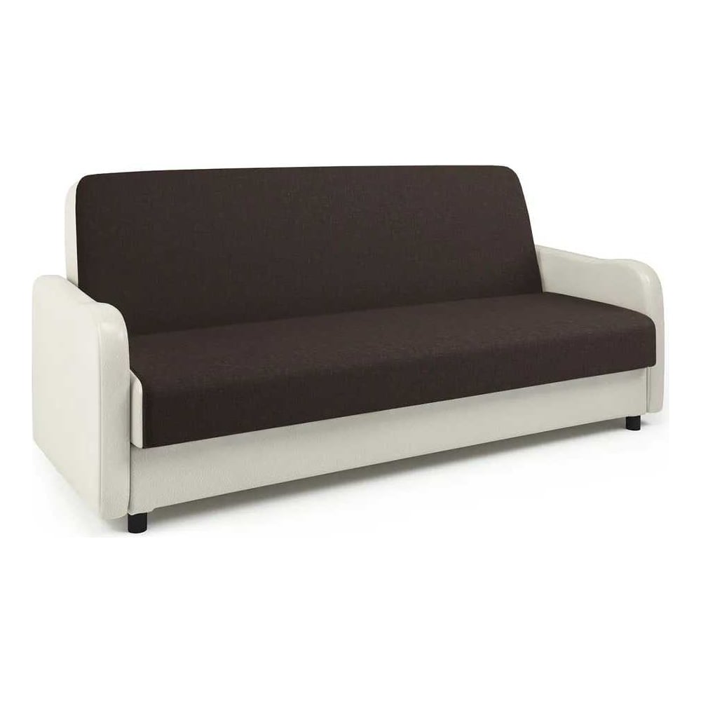 Изображение товара Диван-книжка Шарм Лига М рогожка экокожа шоколад беж 903021055