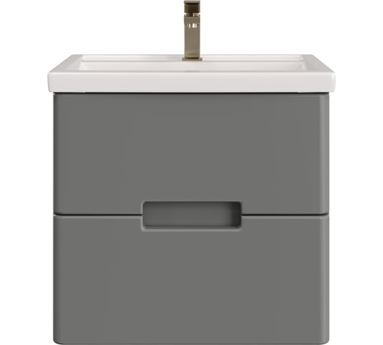 Изображение товара Тумба с раковиной RUVANN YUVA 50 + Фостер 50 в ванную, подвесная Т.YUVA.П-50П-KIT-FOS