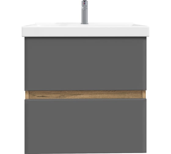 Изображение товара Тумба с раковиной RUVANN VAUS 50 + Фест 50 в ванную, подвесная Т.VAUS.П-50П-KIT-FES