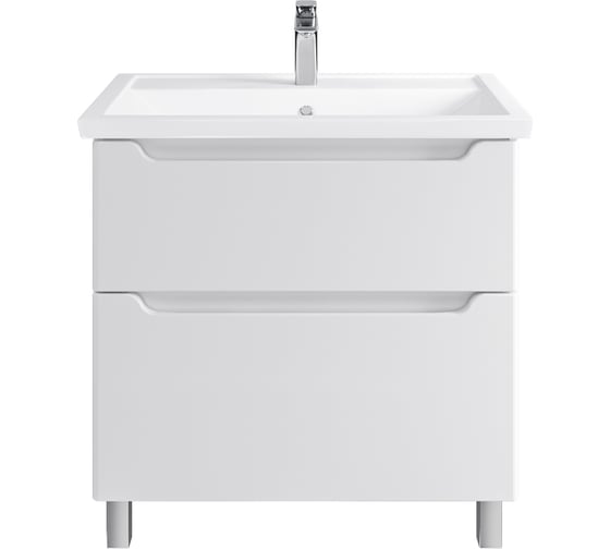 Изображение товара Тумба с раковиной RUVANN BELLO 80 + Фостер 80 в ванную, напольная Т.BELLO.Э-80Н-KIT-FOS