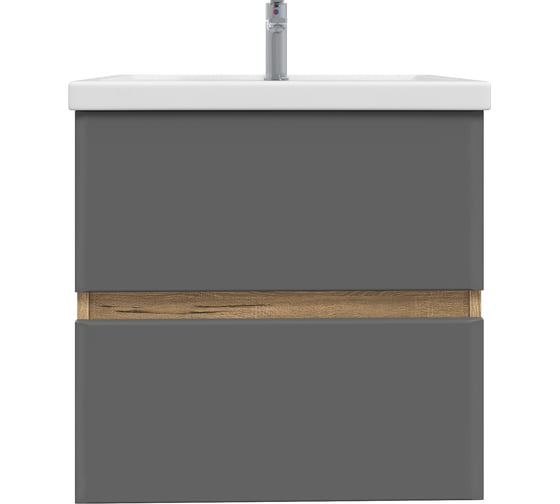 Изображение товара Тумба с раковиной RUVANN VAUS 50 + Фостер 50 в ванную, подвесная Т.VAUS.П-50П-KIT-FOS