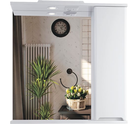 Изображение товара Зеркальный шкафчик в ванную RUVANN BRAVA 70 З.BRAVA.П-70