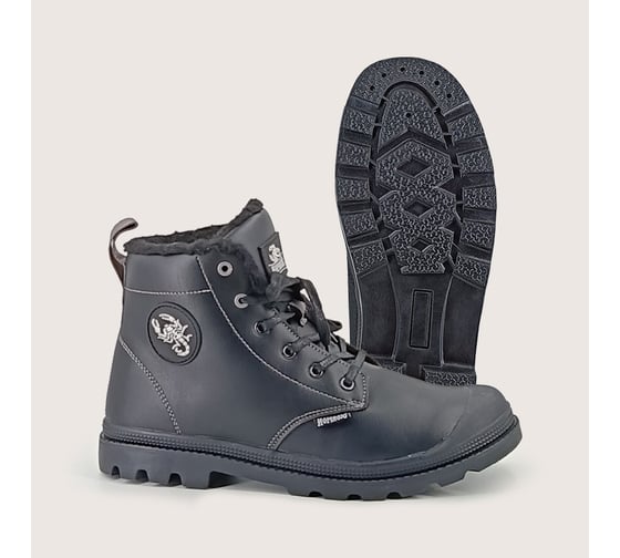 Изображение товара Зимние ботинки рабочие Скорпион Комфорт черные, арт. 1650.1, размер 39 1650.1.39