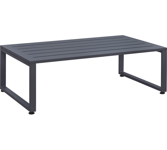 Изображение товара Стол уличный журнальный GreenWeen MALTA, каркас алюминий цвет серый, 1100x650x360, GW-AL-MALTA-TB-1100-G