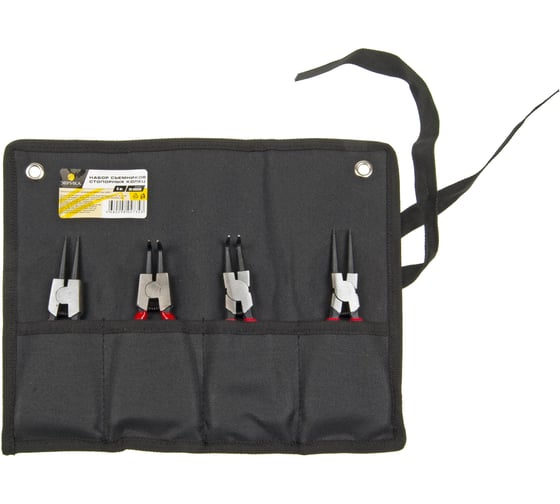 Изображение товара Набор съемников стопорных колец, 4пр(L-140мм), на полотне Эврика ER-86839 155105