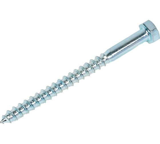 Изображение товара Болт сантехнический ЖЕСТЬ DIN 571, 8x100 мм, 2 шт., европодвес УТ-00004633