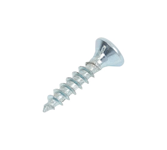 Изображение товара Саморез универсальный ЖЕСТЬ белый цинк, 2,5x12 мм, 300 шт., коробка УТ-00012086