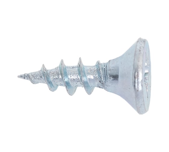 Изображение товара Саморез универсальный ЖЕСТЬ белый цинк, 5x16 мм, 200 шт., коробка УТ-00012148