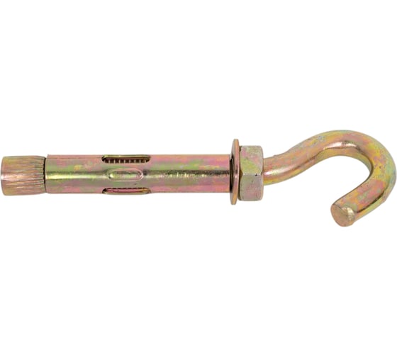 Изображение товара Анкерный болт с крюком ЖЕСТЬ М10x60 мм, 2 шт., европодвес УТ-00008506