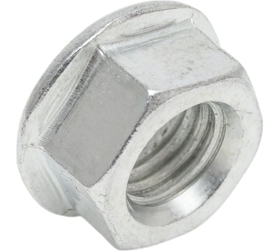 Изображение товара Гайка с фланцем ЖЕСТЬ DIN 6923, M14, 4 шт., европодвес УТ-00010417