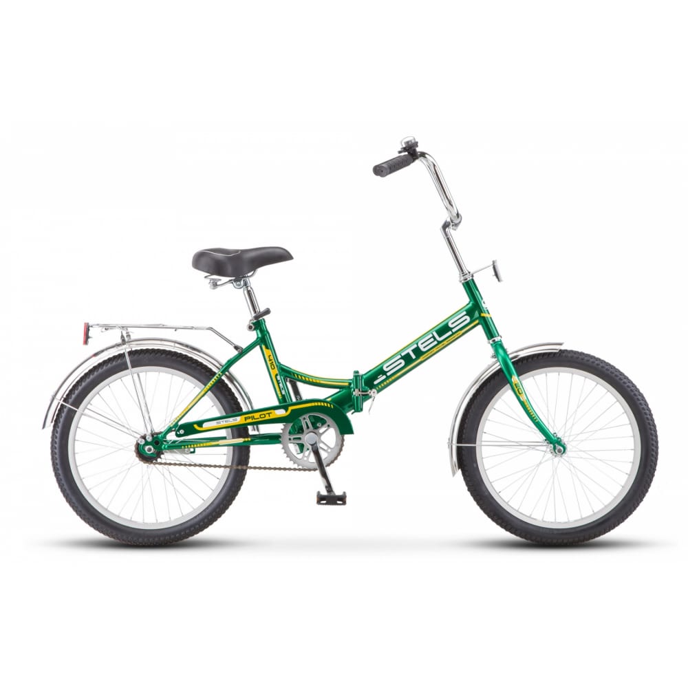 фото Велосипед stels pilot-410 20" z011, рама 13.5", зеленый/желтый lu076892