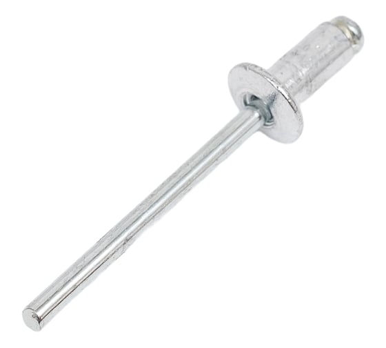 Изображение товара Заклепки вытяжные ЖЕСТЬ ал/ст, 4x8 мм, 100 шт., коробка УТ-00011958