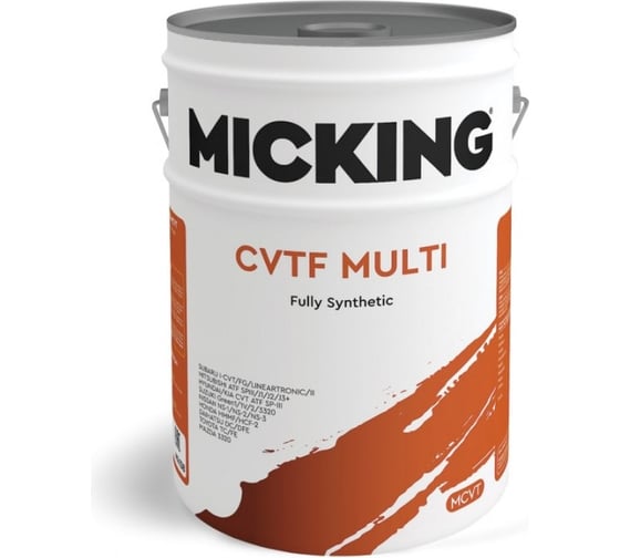 Изображение товара Жидкость для вариатора Micking CVTF MULTI 20 л арт M4138