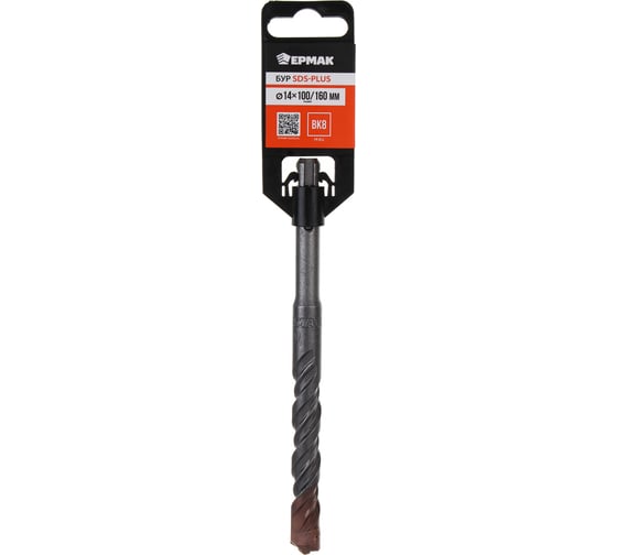 Изображение товара Бур SDS-plus D14x100/160 мм ЕРМАК 654-017