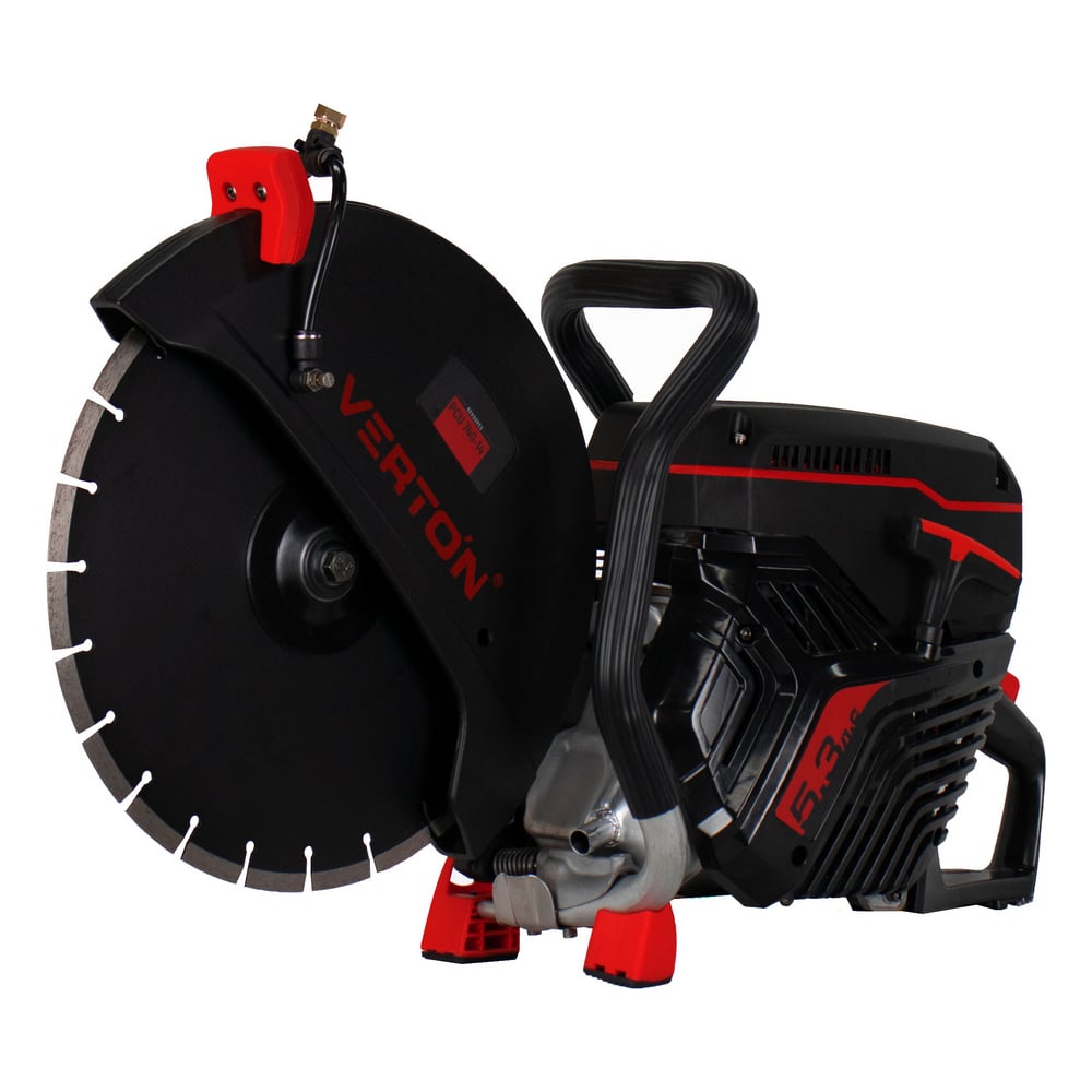 Изображение товара Бензорез VERTON PCU 740-14 (3.9 кВт, 5 3 л.с., 350 мм/14", глуб.рез.125 мм, max об.мин. 9300) 01.18695.18696