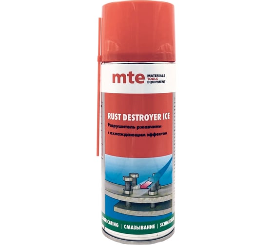 Изображение товара Разрушитель ржавчины с охлаждающим эффектом MTE RUST DESTROYER ICE спрей 520/400мл, 2893240400