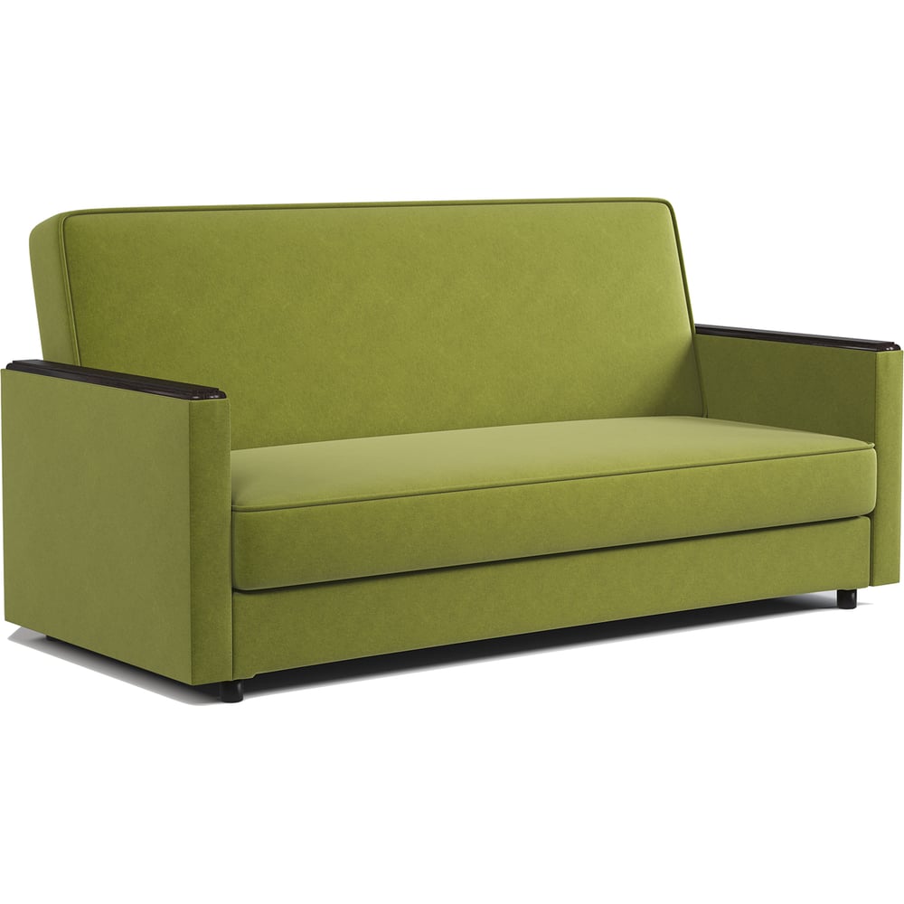 Изображение товара Диван-книжка Шарм Классика Д 120 велюр Дрим зеленый с механизмом книжка