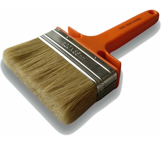Изображение товара Кисть DECOR PROFI универсальная 100х25 мм, светлая смешанная щетина, пласт. ручка 222-0100