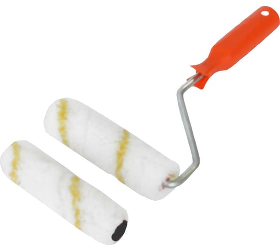 Изображение товара Валик DECOR 100 мм, d 15 мм, бюгель 6 мм, ворс 12 мм, полимид запаска, ручка стандарт mini 556-3110 11608008