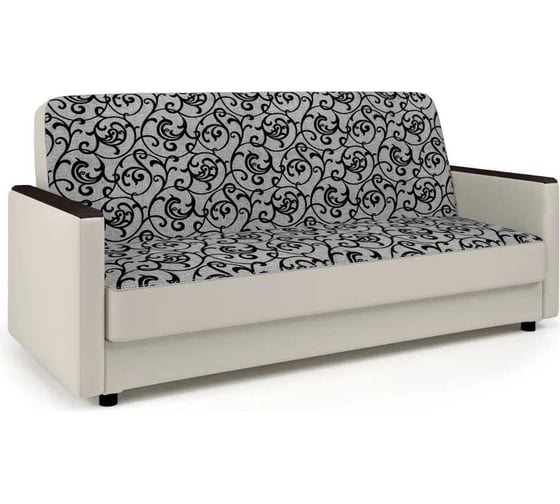 Изображение товара Диван-книжка Шарм Классика Д 140 узоры и экокожа беж 33070577