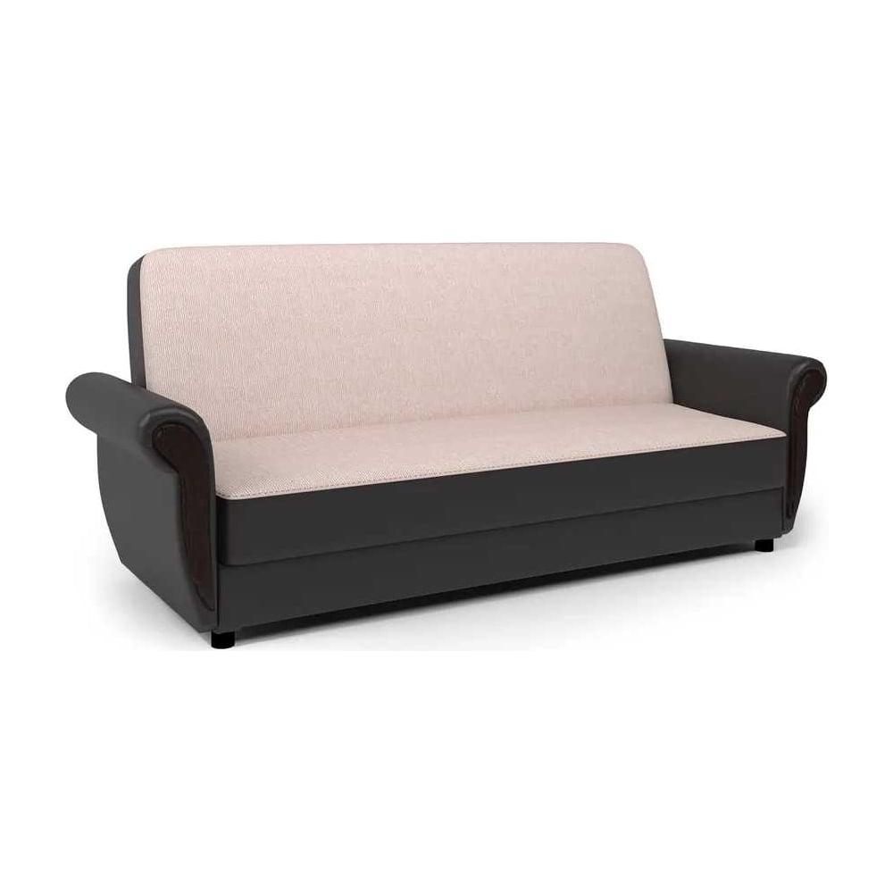 Изображение товара Диван-книжка Шарм Классика М размер 2200х920 мм с экокожей и шениллом