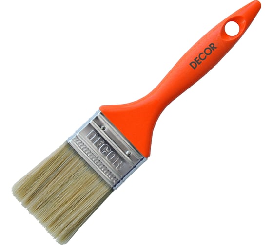 Изображение товара Кисть DECOR PROFI универсальная 100х15 мм, светлая смешанная щетина, пласт. ручка 770-100