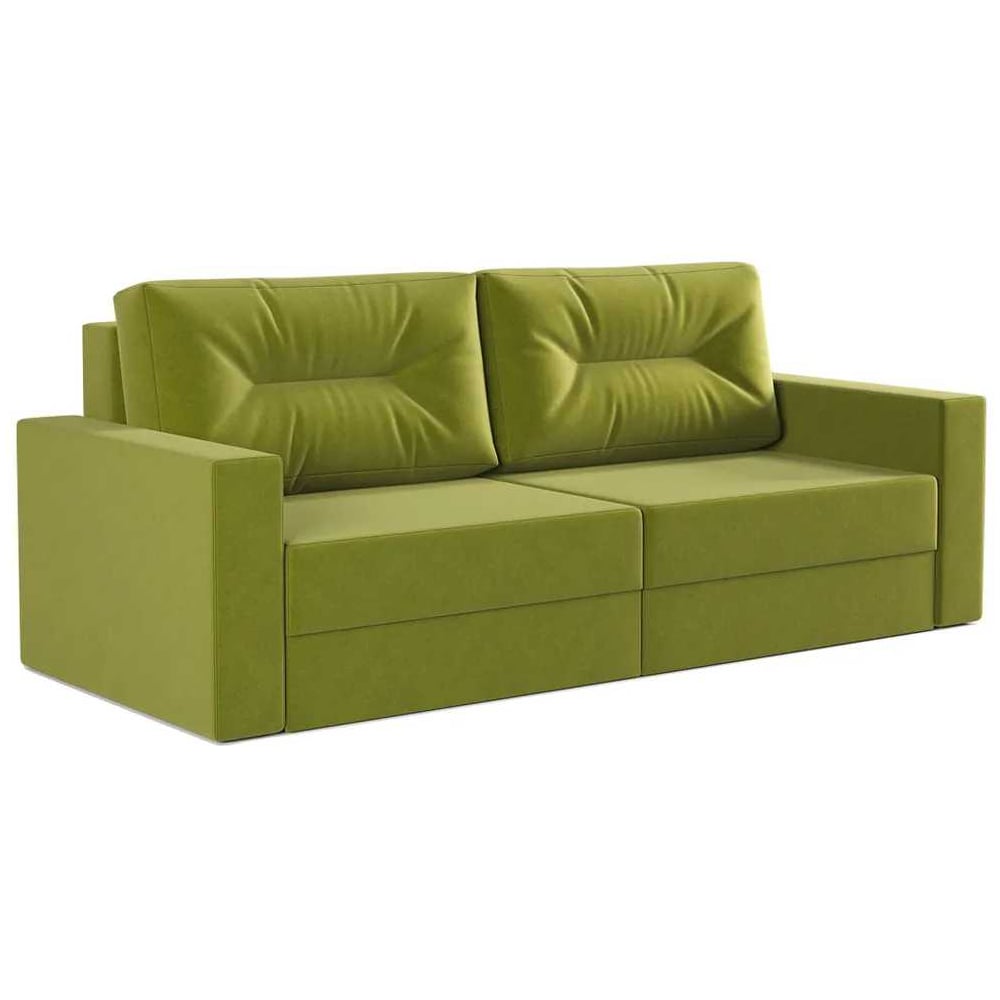 Изображение товара Диван прямой Шарм Норд велюр Дрим эппл зелёный 24062026011